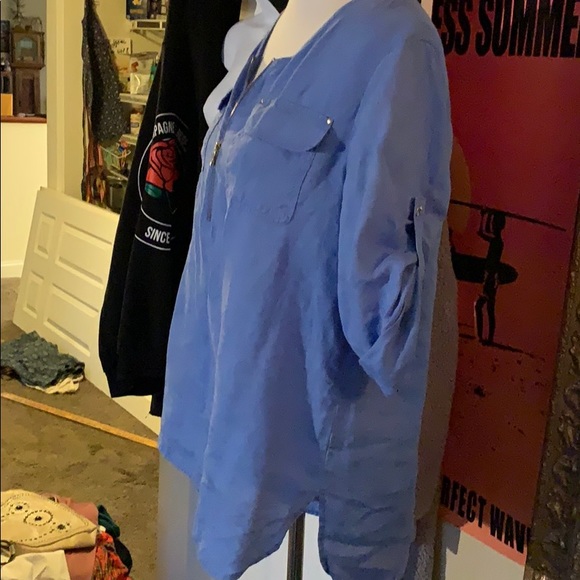 Jones NY Sport linen top - Picture 2 of 3